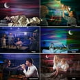 thumbnail image 2 of Star Projector with Bluetooth Speaker and Remote, Northern Lights Aurora Projector with Moon and Star, Night Light Projector for Bedroom, Home Theater, Kids Adults Game Room and Parties, 2 of 7