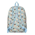 thumbnail image 3 of Pug and Love Heart Backpack for School,Cute School Bag,Schoolbag with Adjustable Shoulder Straps & Padded Back,15.7"x11.8"x5.5", 3 of 5