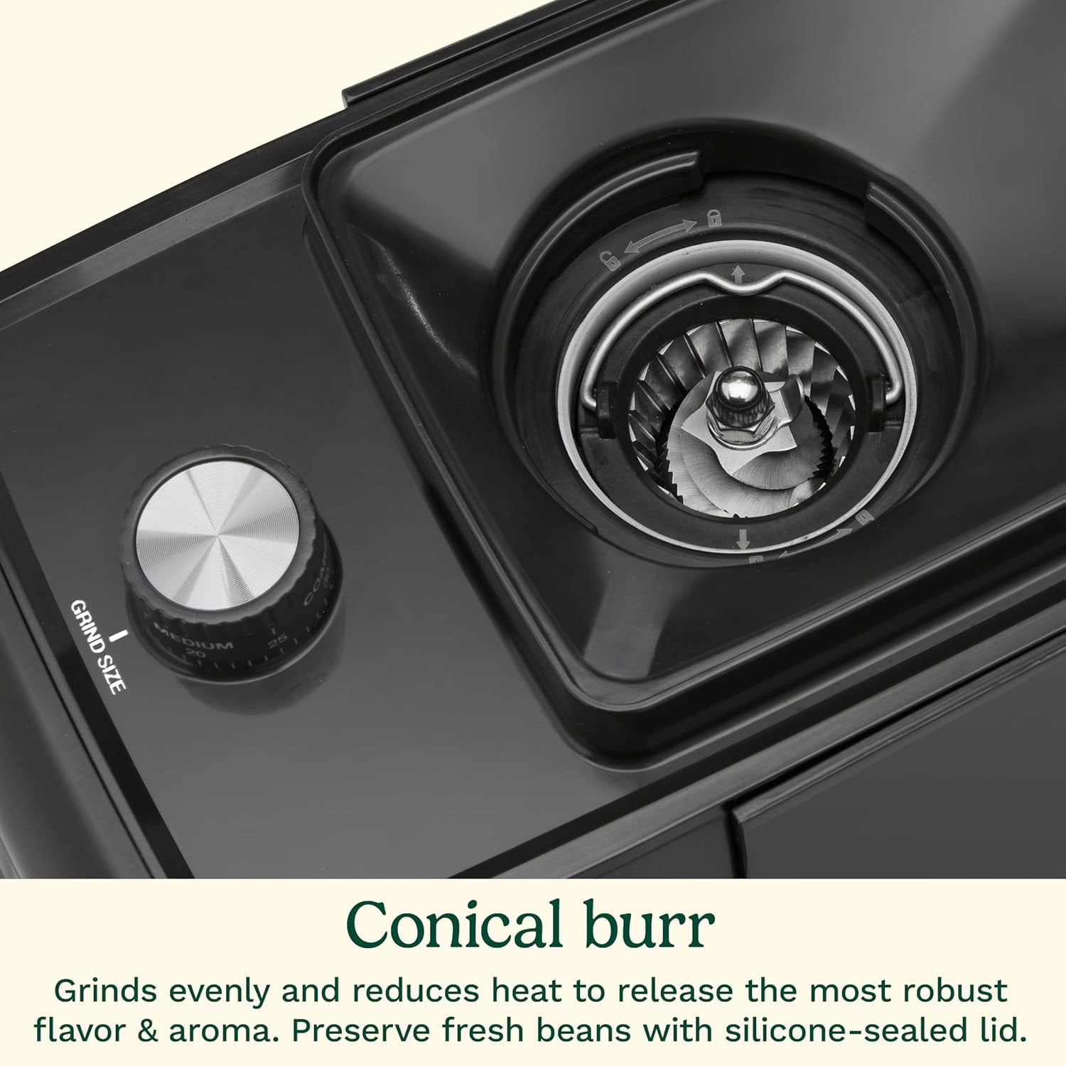 Cuisinart Espresso & Coffee Conical Burr Grinder, 35 Grind Settings, 1-14 Cups