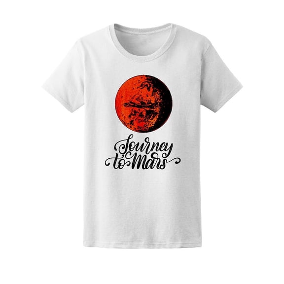 Journey To Mars, Planet Sketch Tee Women's -Image by Shutterstock