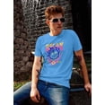 thumbnail image 2 of Flaming Globe And Eyeball T-Shirt Men -Image by Shutterstock, Male Medium, 2 of 4