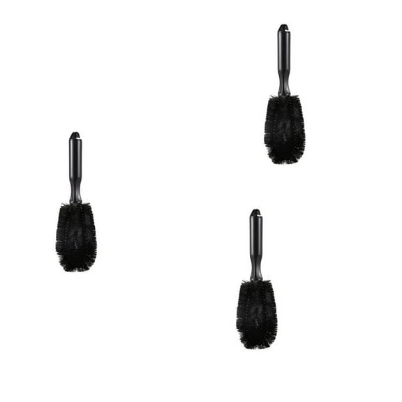 3X Black Truck Car Auto Wheel Tire Rim Brush Wash Cleaning Tool 10.6 inch Long