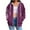 Purple, variant on hotojiny Womens Oversized Hoodies Long Sleeve Full Zip Sweatshirts Drawstring Casual Hooded Jacket with Pockets