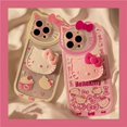 thumbnail image 2 of Sanrio-funda de teléfono Kawaii con soporte de Hello Kitty, carcasa a prueba de golpes con dibujos animados para Iphone 11, 12, 13 Pro Max, Mini, X, Xs, Xr, 7, 8 Plus, Y2k Fivean unisex, 2 of 2