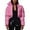1 Pink, variant on Wovix Women Winter Warm Stand Collar Slim Fit Cropped Short Puffer Zipper Down Jacket with Hood Coats Long Sleeve Basic Solid Color Trendy Daily Outerwear Winter