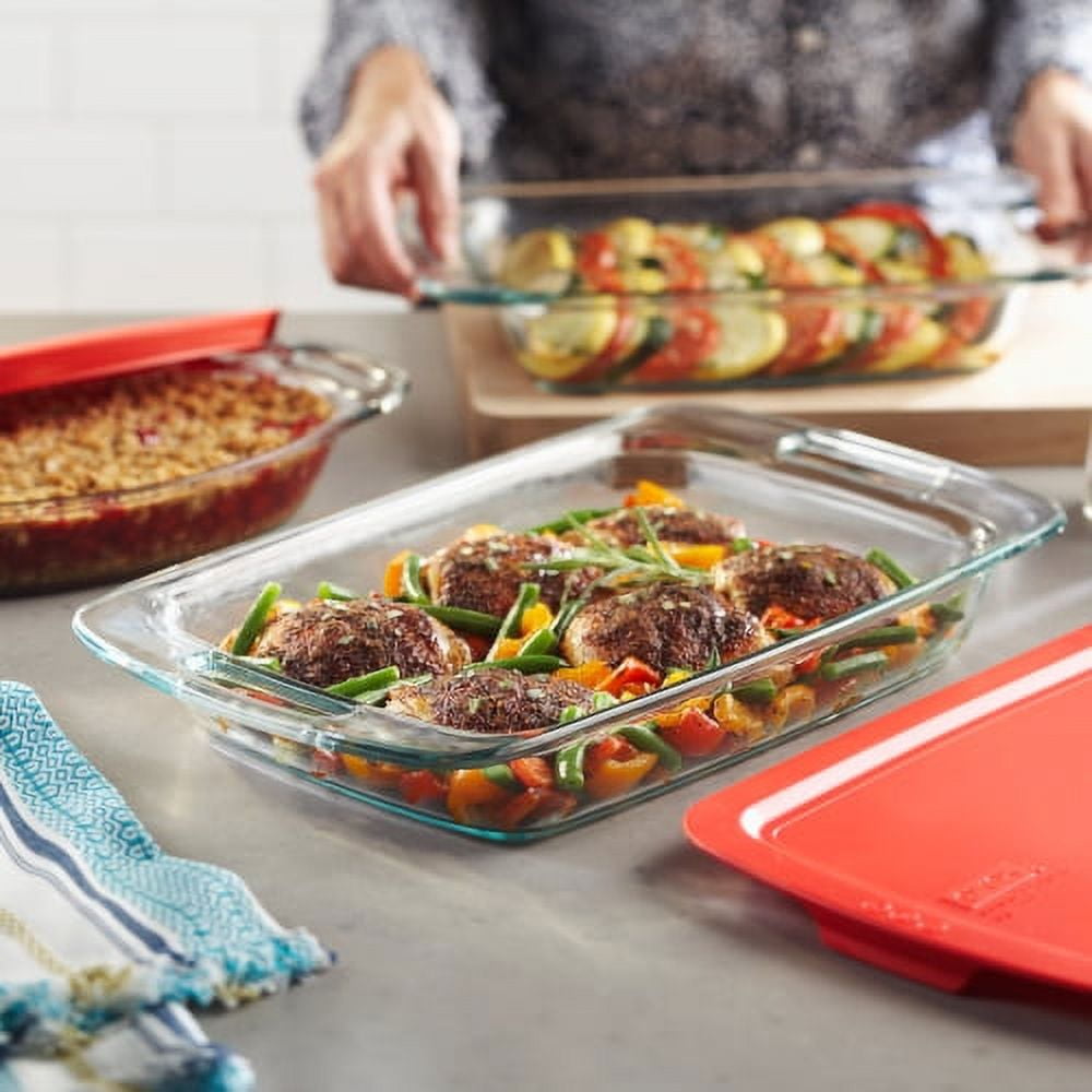 pyrex bakeware with lids