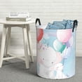 thumbnail image 6 of Sikiie Cute Elephant Print Round Dirty Clothes Basket, Waterproof Standing Foldable Storage Basket, for Laundry Room, Bedroom, Bathroom Storage-Small, 6 of 6