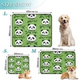 thumbnail image 2 of Washable Pet Pee Pads with Super Absorbent Reusable Training Pads for Dogs & Cats Cute Panda Heads, 2 of 6