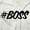White, variant on Hashtag Boss Cute Bossy Babies Romper Boys or Girls Infant Baby Brisco Brands 12M