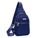 thumbnail image 2 of Bolso Bandolera de Viaje para Mujer | Riñonera Cruzada de Gran Capacidad | Tejido Impermeable con Puerto de Carga Usb y Bolsillo Antirrobo | Morado, Rosa, Rojo, Azul, 2 of 6