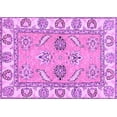 thumbnail image 1 of Ahgly Company Indoor Rectangle Abstract Purple Modern Area Rugs, 5' x 8', 1 of 4