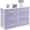 Pastel Purple, variant on SolaceHue Dresser with 6 Drawers - Furniture Storage Tower Unit for Bedroom, Hallway, Closet, Office Organization - Steel Frame, Wood Top, Easy Pull Fabric Bins (6-Drawer, Pastel Aqua)
