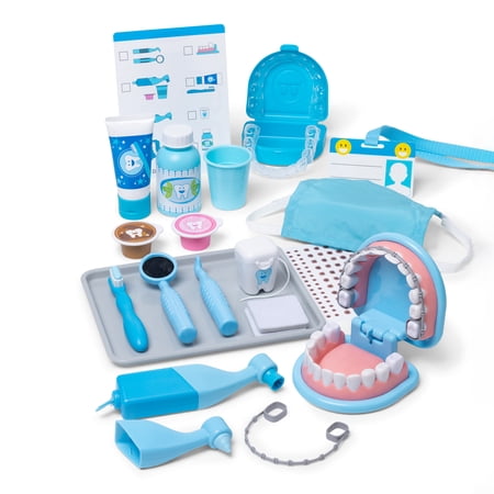 UPC 000772086110 product image for Melissa & Doug Super Smile Dentist Kit With Pretend Play Set of Teeth And Dental | upcitemdb.com
