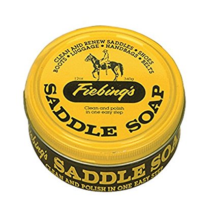 Fiebing's Yellow Saddle Soap, 12 oz - Cleans, Softens and Preserves Leather