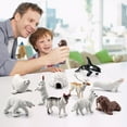 thumbnail image 2 of 10PCS Arctic Winter Animal Figurines Set, Realistic Wildlife Models for 3+ Years, Educational Animal Collection, 2 of 9