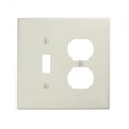 thumbnail image 2 of Placa de pared Leviton 2 Gang Midway de nailon termoplástico, color blanco, 2 of 4