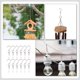 thumbnail image 2 of SHOWERORO 12Ud Colgantes Giratorios De Inoxidable Para Macetas Y Objetos Decorativos Exteriores, 2 of 8