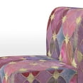 thumbnail image 3 of Designart "Pink and Gold Glitter Abstract " Upholstered Patterned Accent Chair and Arm Chair, 3 of 5