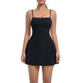 thumbnail image 4 of LOVZFMLL Women's Round Neck Loose Dress Black L, 4 of 8