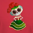 thumbnail image 3 of CafePress - El Dia De Los Muertos Skeleton Girl T Shirt - Men's Classic Graphic Cotton T-Shirt, 3 of 4