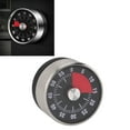 thumbnail image 1 of Mechanical Countdown Timer, Stainless Steel Kitchen Timer with Magnetic Base Visual Countdown Timer for Cooking Study Sports, 1 of 7
