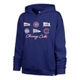 thumbnail image 2 of Women's '47  Royal Chicago Cubs Bow & Banners Naomi Hoodie, 2 of 3