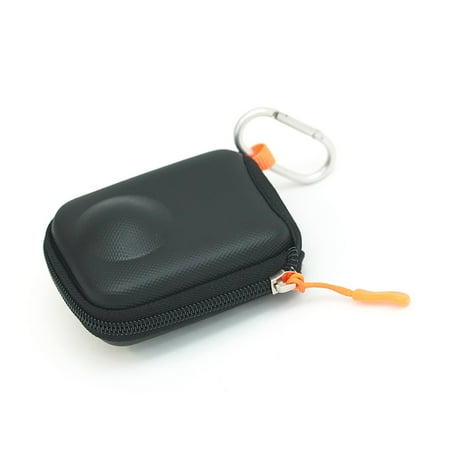 Mini Bag for DJI Osmo 360 Waterproof Portable Storage Bag Bottom Opening Protective Case with Detachable Carabiner Dustproof Anti-Scratch Travel Carrying Case Handbag