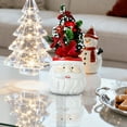 thumbnail image 5 of Noothes Santa Ceramic Flowerpot Christmas Tree Planter with Festive Figure, Compact Holiday Decorative Pot for Indoor Tabletop and Centerpiece Displays, 5 of 9