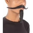 thumbnail image 2 of HPO Men's Synthetic Hair Long White Mustache and Goatee Set Cosplay Facial, 2 of 13