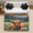 Multicolour 3, variant on CURLYOOT Highland Cow Spring Floral Area Rug 3x5 Ft Rugs for Entryway Entrance Kitchen, Washable Non Slip Indoor Floor Carpet for Bedroom Living Room