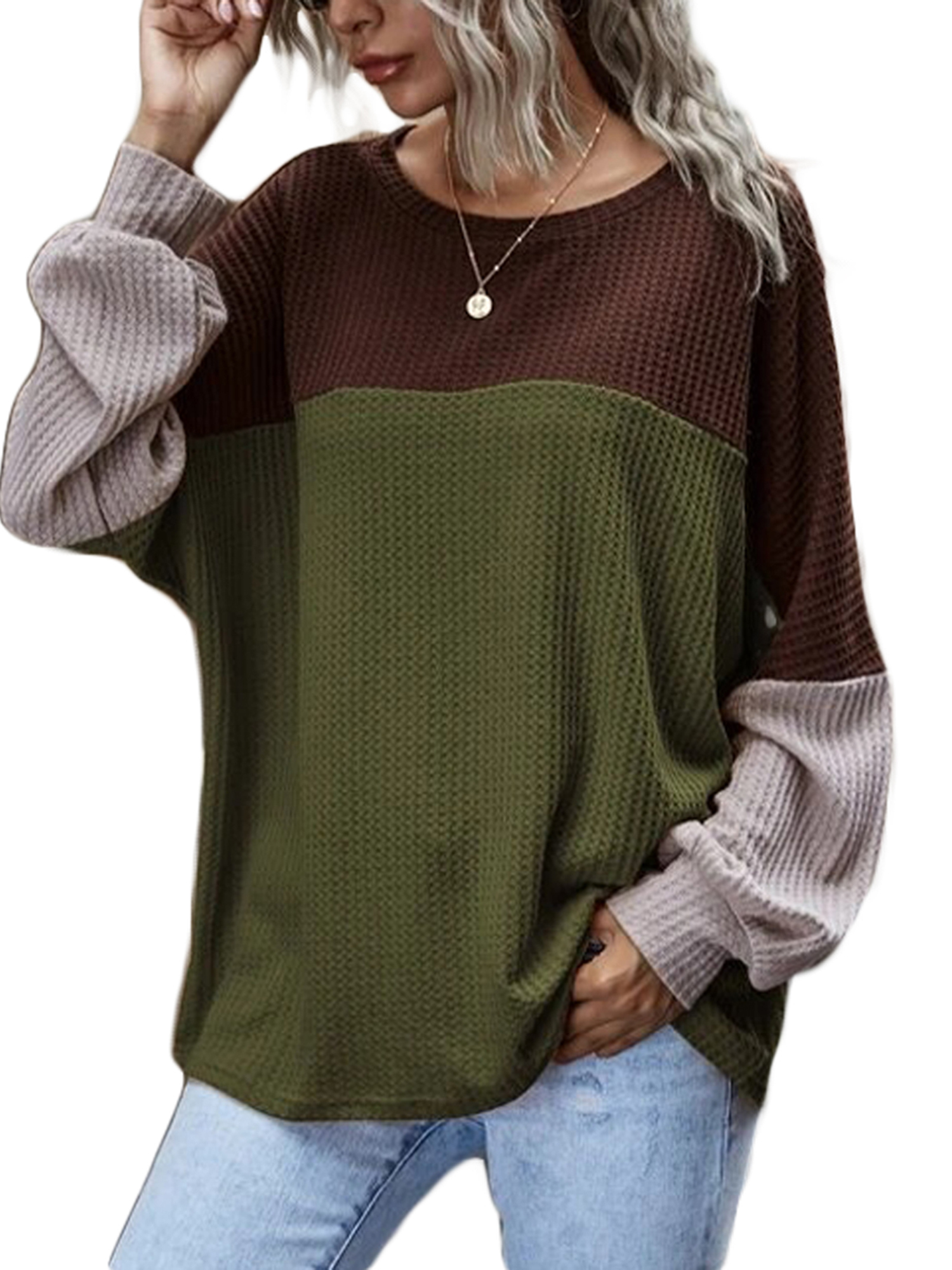 MERSARIPHY Women Color Block Sweater 