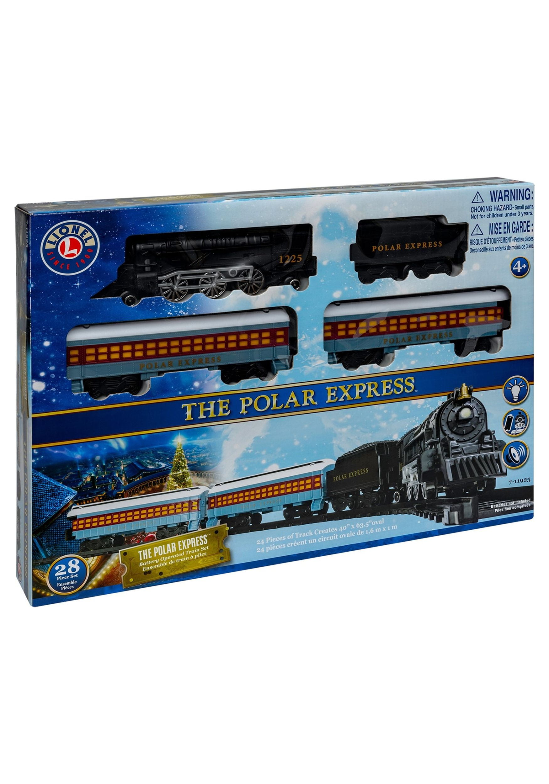 Polar express battery hotsell operated train