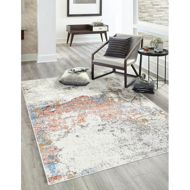 ECARPET Efes Contemporary/Modern Area Rug for Living Room, Bedroom, Dining Room, Entrance, Hallway and More