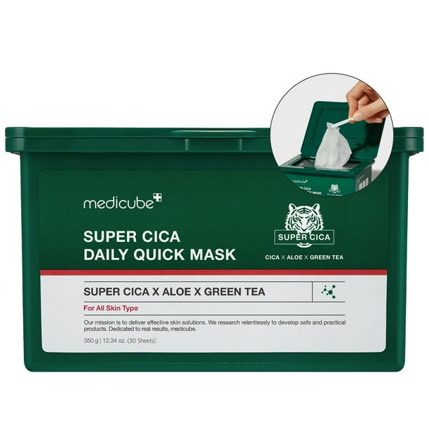 Mascarillas faciales Medicube Super Cica Daily 30 hojas