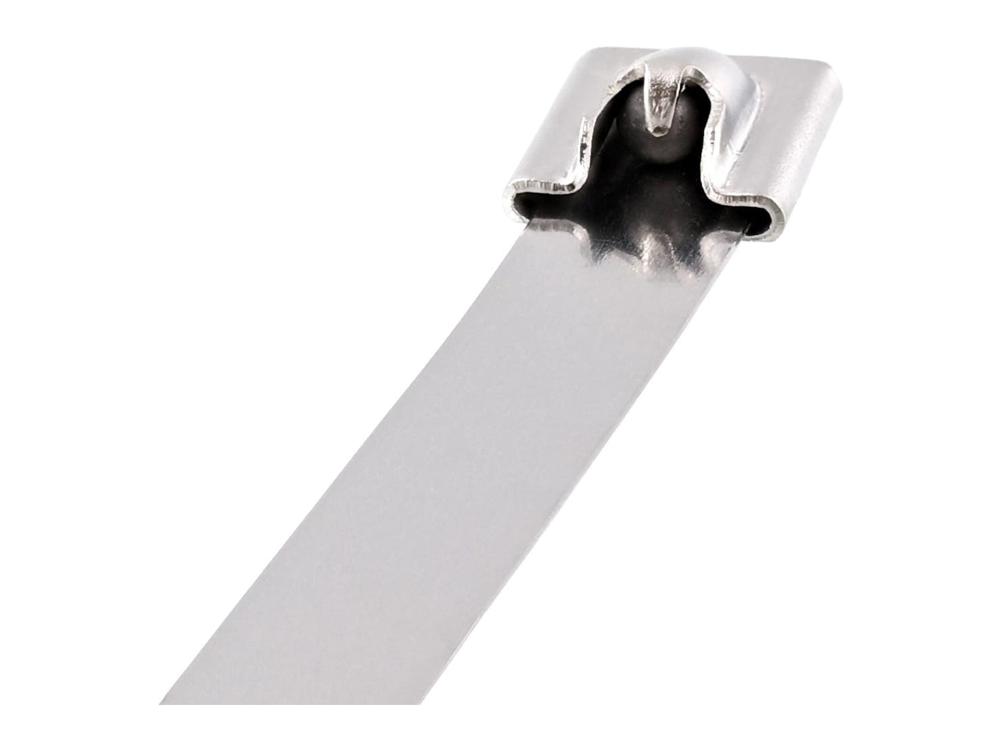 Secure Cable Ties 12 Inch Heavy Duty Stainless Steel Cable Tie - 100 Pack