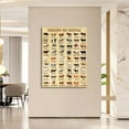 thumbnail image 6 of HFDF Cattle Canvas Farmhouse Wall Art - Highland Cow, Texas Longhorn, Texas Longhorn Cow 16x20inch Framed, 6 of 6