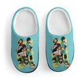 thumbnail image 3 of Anime Boku No Hero Kid's Cotton Slippers Winter Warm Soft Plush Slippers with Rubber Sole Non-Slip Indoor Outdoor Slip on Shoes Fluffy House Slippers For Boys Girls Teen, 3 of 8