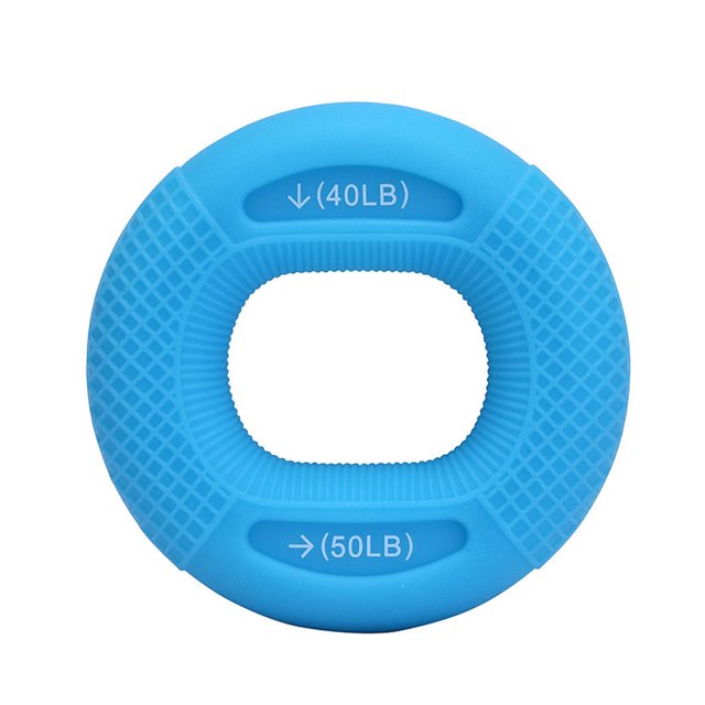 Naiovety Empuñadura de mano ajustable Selfree 20-80LB Anillo de agarre Entrenador de antebrazo de dedo Expansor carpiano Entrenamiento muscular Ejercicio Accesorios para máquinas de ejercicios Azul Naiovety OD001249-03