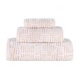 thumbnail image 2 of BNM Cotton Modern 3 Piece Bathroom Towel Set, Gold, 2 of 11