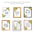 thumbnail image 3 of Koyal Wholesale Sunflowers Wedding Signs Bundle Set for Ceremony, Reception Decor Signage, 8.5 x 11", 30-Pack, 3 of 5
