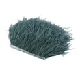 thumbnail image 1 of Flecos de Plumas Teñidas Gloria de 1 Yarda para Manualidades de Costura Verde gris, 1 of 7
