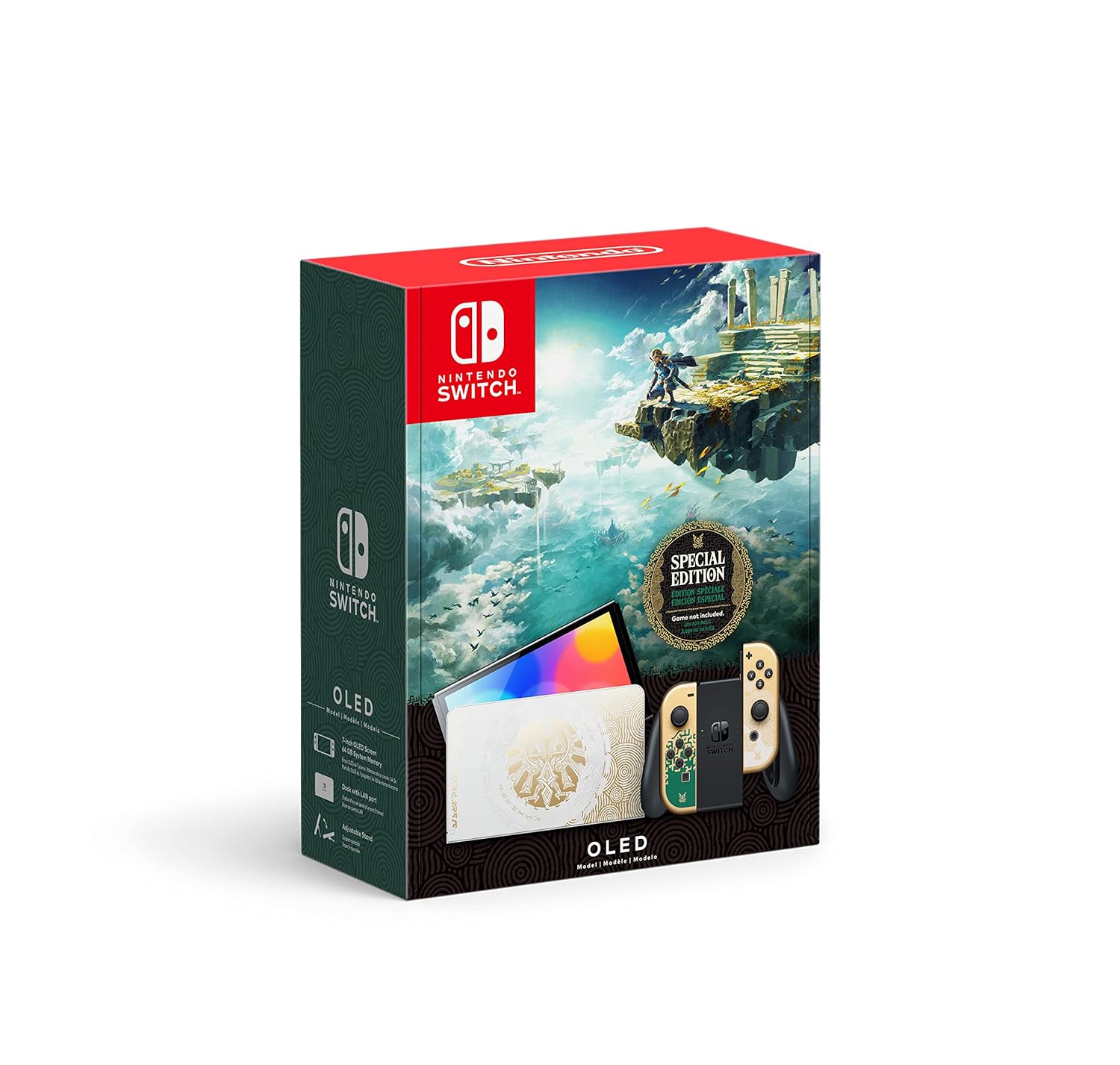 Nintendo Switch OLED - The Legend of Zelda: Tears of the Kingdom Edition - (UAE Version)