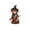 C, variant on 4.13IN Halloween Highland Cow Witch Figurines, 1 Pack Resin Cow Statues with Pumpkin & Broom, Cute Spooky Tabletop Decor for Home, Office, Halloween Party,A