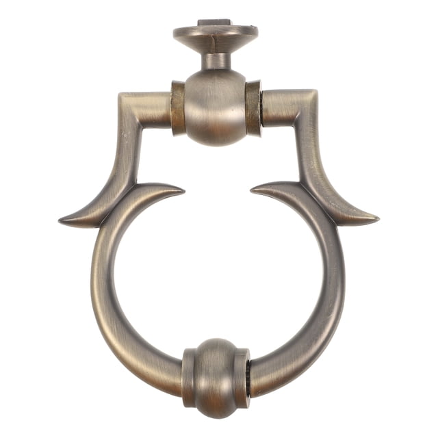 Knocker de Porte en Alliage de Zinc Style Classique pour Porte d'Entrée Pièce de Porte en Alliage Élégant pour Entrée de Maison Knocker de Porte d'Entrée Simple Knocker de Porte d'Entrée