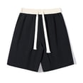 thumbnail image 2 of Xugsiok Athletic Shorts for Men Elastic Waist Solid Drawstring Casual Running Shorts with Pockets Lightweight Sports Fashion Breathable Workout Shorts Gym Basketball Tennis Activewear Hiking Shorts, 2 of 6
