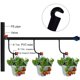 thumbnail image 2 of 200Pcs Irrigation Drip Support Stakes for 1/4-Inch Tubing Hose Flower Beds, Vegetable Gardens, Herbs, 2 of 5