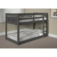 Woodcrest Low Platform Twin Over Twin Bunk Bed