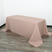 Your Chair Covers - 90 x 156 Inch Rectangular Polyester Tablecloth Blush