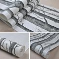 thumbnail image 5 of Birch Tree Wallpaper Modern Decor Wall Paper Roll Forest Wood Wallpapers for Bedroom Living Room, 5 of 5