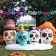 thumbnail image 3 of DomKom Decoraciones inflables para Halloween, Día de Los Muertos, Calaveras de Catrina del Día de los Muertos de 8 pies, LED incorporados para fiestas navideñas, jardín, césped, patio, decoración de p, 3 of 5